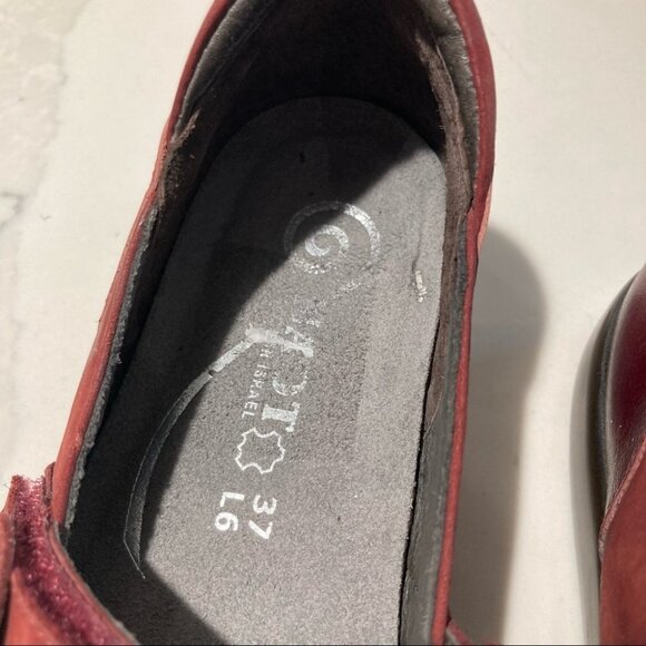 NAOT Sz 37 L6 Mary Jane with Metal Embellishments Velcro Closure Sandals Flats - Picture 6 of 13